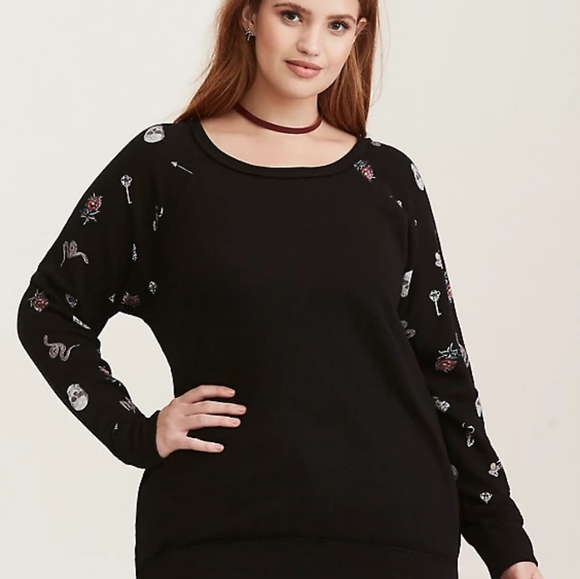 torrid Tops - Torrid Long Sleeve Sweatshirt, 3X